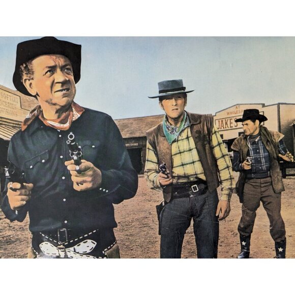 1965 Carry on Cowboy Lobby card 11x14", original vintage small Comedy Western - Picture 6 of 9